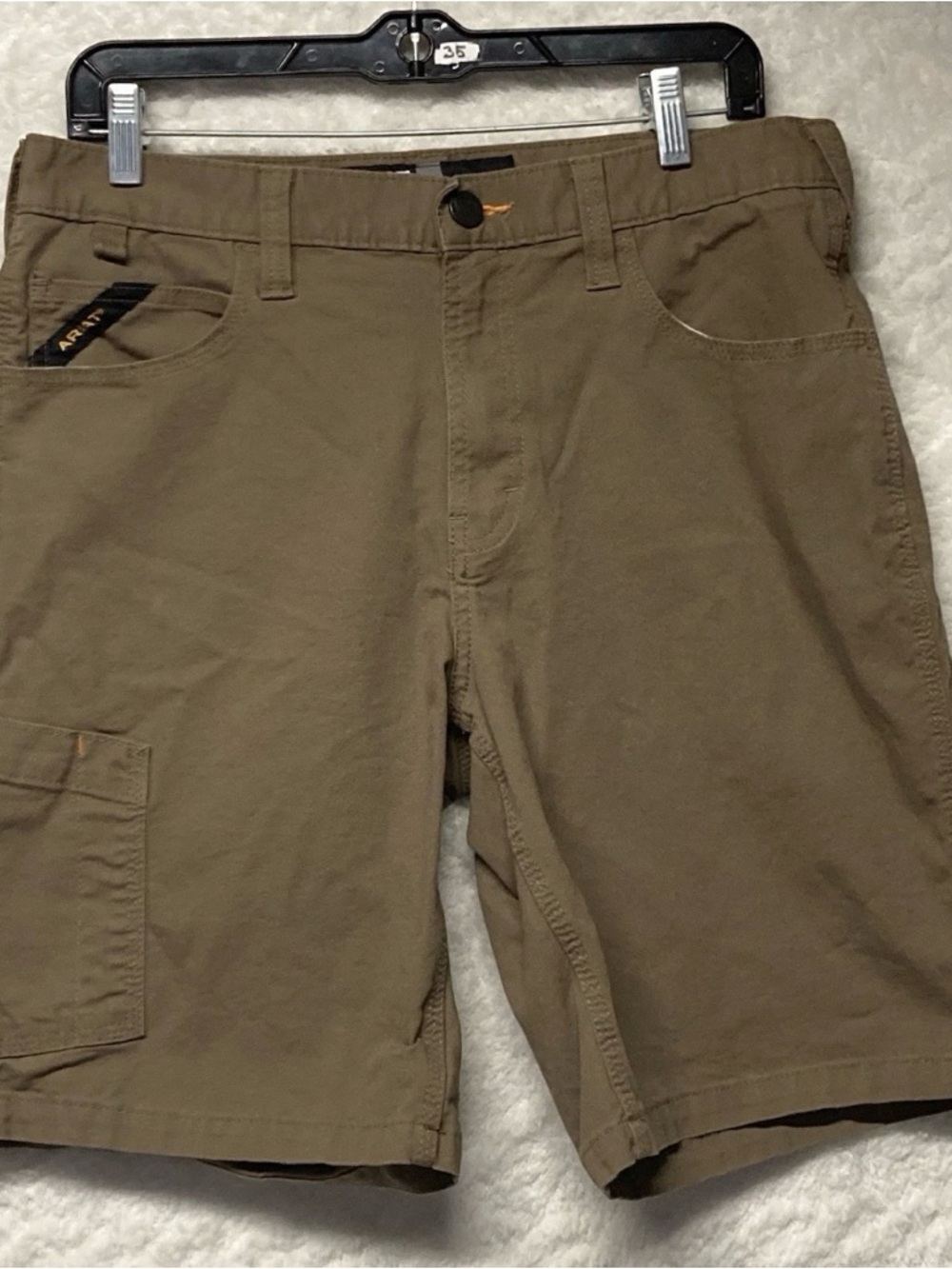 Ariat Rebar Relaxed Fit Work shorts- Brown